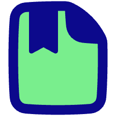 File Bookmark Icon from Plump Pop Set