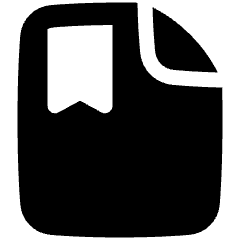 File Bookmark Icon from Plump Solid Set