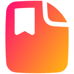 File Bookmark Icon from Plump Gradient Set