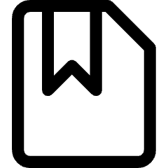 File Bookmark Icon from Core Line Set