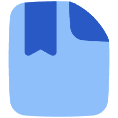 File Bookmark Icon from Plump Flat Set