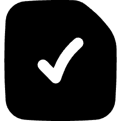 File Check Icon from Flex Solid Set