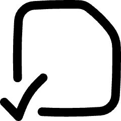 File Check Alternate Icon from Flex Line Set
