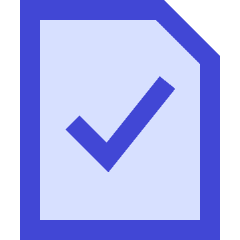 File Check Icon from Sharp Duo Set
