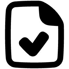 File Check Icon from Plump Remix Set