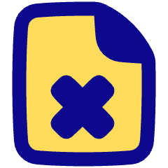 File Delete Icon from Plump Pop Set