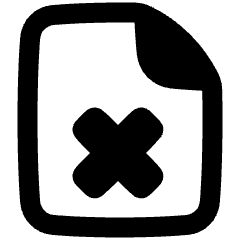 File Delete Icon from Plump Remix Set