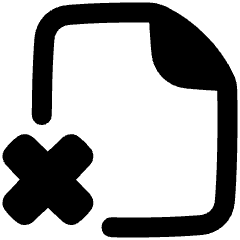 File Delete Alternate Icon from Plump Remix Set