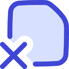 File Delete Alternate Icon from Flex Duo Set