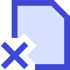 File Delete Alternate Icon from Sharp Duo Set