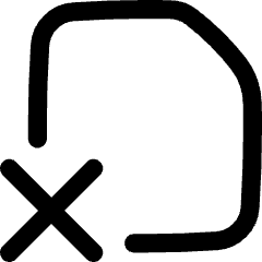 File Delete Alternate Icon from Flex Line Set