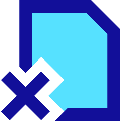 File Delete Alternate Icon from Sharp Pop Set