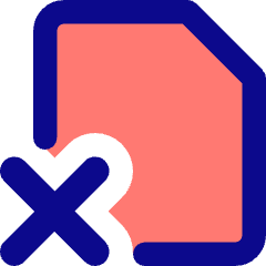 File Delete Alternate Icon from Core Pop Set