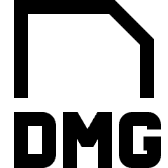 File Dmg Icon from Sharp Line Set