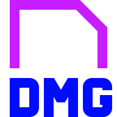File Dmg Icon from Sharp Neon Set