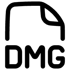 File Dmg Icon from Plump Line Set