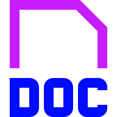 File Doc Icon from Sharp Neon Set