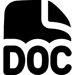 File Doc Icon from Flex Solid Set