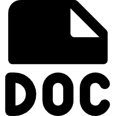 File Doc Icon from Core Solid Set
