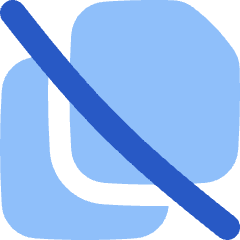 File Document Copy Duplicate Off Icon from Flex Flat Set