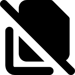 File Document Copy Duplicate Off Icon from Core Solid Set