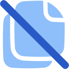 File Document Copy Duplicate Off Icon from Plump Flat Set