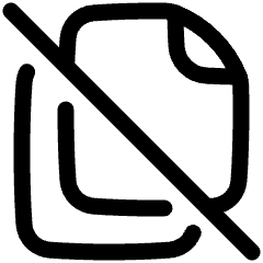 File Document Copy Duplicate Off Icon from Plump Line Set