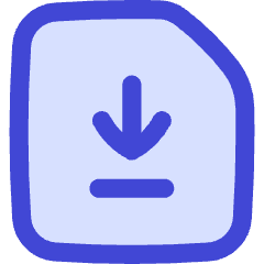 File Document Download Save Icon from Flex Duo Set