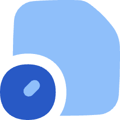 File Document Edit History Icon from Flex Flat Set