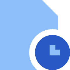 File Document Edit History Icon from Sharp Flat Set