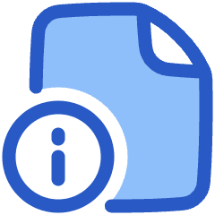 File Document Info Quick Reference Icon from Plump Duo Set