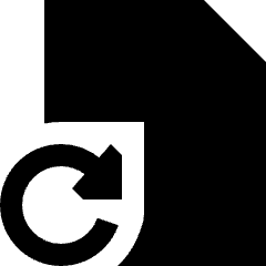 File Document Restore Page Icon from Sharp Solid Set