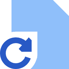 File Document Restore Page Icon from Sharp Flat Set