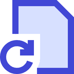 File Document Restore Page Icon from Sharp Duo Set