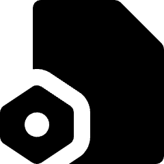 File Document Setting Icon from Micro Solid Set