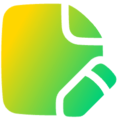 File Edit Icon from Plump Gradient Set