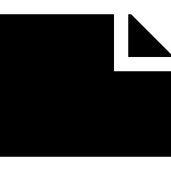 File Empty Horizontal Icon from Sharp Solid Set