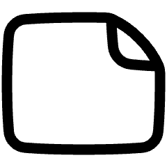 File Empty Horizontal Icon from Plump Line Set