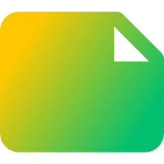File Empty Horizontal Icon from Core Gradient Set