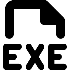 File Exe Icon from Core Remix Set