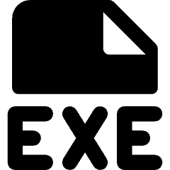 File Exe Icon from Core Solid Set