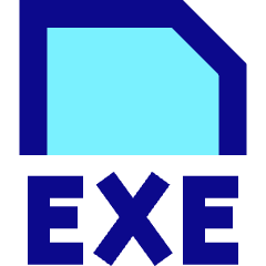 File Exe Icon from Sharp Pop Set