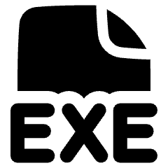 File Exe Icon from Plump Solid Set