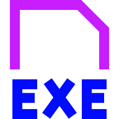 File Exe Icon from Sharp Neon Set