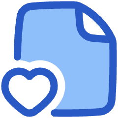 File Favorite Heart Icon from Plump Duo Set