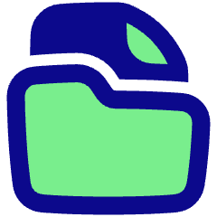 File Folder Icon from Plump Pop Set