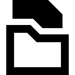 File Folder Icon from Sharp Remix Set