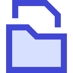 File Folder Icon from Sharp Duo Set