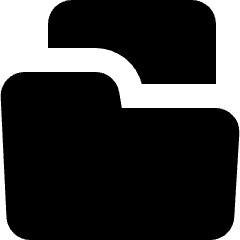 File Folder Icon from Micro Solid Set