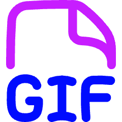 File Gif Icon from Flex Neon Set